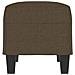Panca Marrone 100x35x41 cm in Tessuto - Foto miniatura 4
