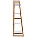 Scaffalatura In Legno Bianco A 4 Ripiani 50x36x120h Cm - Foto miniatura 5