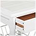 Carrello In Legno 37x37x76 Cm Bianco - Foto miniatura 3