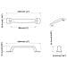 Maniglia per Mobili 250 pcs Nero 130 x 19,4 x 22,3 mm Alluminio - Foto miniatura 7