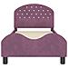 Struttura letto bambini con testata Viola 80 x 160 cm Velluto - Foto miniatura 5