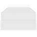 Letto con contenitore e materasso 2 pcs Bianco Pelle - Foto miniatura 7