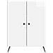 Credenza Bianco Lucido 66 x 34,5 x 90 cm Legno ingegnerizzato - Foto miniatura 4