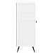 Credenza Bianco Lucido 66 x 34,5 x 90 cm Legno ingegnerizzato - Foto miniatura 5