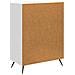 Credenza Bianco Lucido 66 x 34,5 x 90 cm Legno ingegnerizzato - Foto miniatura 6