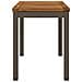 Panchina da giardino 80,5 x 35 x 45 cm Legno di Acacia Massello - Foto miniatura 4