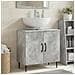 Armadio per Lavabo da Bagno HAARLEM Grigio Cemento - Foto miniatura 2