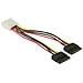Cavo di Alimentazione Interno Alimentatore Y Sata Nero M / F 0.15 m 29672 - Foto miniatura 3