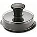 Pressa per Hamburger Colore Nero e Trasparente - Foto miniatura 2
