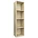 Libreria /Mobile TV Rovere Sonoma 36x30x143 cm Legno Multistrato - Foto miniatura 2