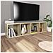 Libreria /Mobile TV Rovere Sonoma 36x30x143 cm Legno Multistrato - Foto miniatura 4