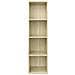 Libreria /Mobile TV Rovere Sonoma 36x30x143 cm Legno Multistrato - Foto miniatura 6