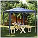 Tenda per Feste 2,5x2,5 m Blu - Foto miniatura 7
