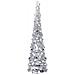Albero di Natale Artificiale Apribile Argento 180 cm PET - Foto miniatura 1