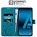 Custodia Compatibile Con Samsung Galaxy A40 / A40s In Blu Fiore - Coperchio Protettivo In Design Floreale Con Chiusura Magnetica, Funzione Stand E Slot Per Carte - Foto miniatura 5