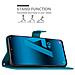 Custodia Compatibile Con Samsung Galaxy A40 / A40s In Blu Fiore - Coperchio Protettivo In Design Floreale Con Chiusura Magnetica, Funzione Stand E Slot Per Carte - Foto miniatura 6