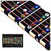 2pcs Fretboard Della Chitarra Adesivi E 10pz Chitarra Picks 6 Stringhe Chitarra Acustica Fingerboard Frets Nota Stickers Decal Per Lapprendimento Per Principianti - Foto miniatura 4