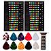 2pcs Fretboard Della Chitarra Adesivi E 10pz Chitarra Picks 6 Stringhe Chitarra Acustica Fingerboard Frets Nota Stickers Decal Per Lapprendimento Per Principianti - Foto miniatura 1