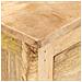 Comodino 45x35x60 Cm In Legno Massello Di Mango - Foto miniatura 2