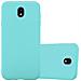Custodia Compatibile Con Samsung Galaxy J3 2017 Us Version Version In Candy Blu - Coperchio Protettivo In Silicone Tpu Flessibile - Foto miniatura 1
