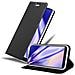 Custodia Compatibile Con Huawei P20 Pro In Classy Nero - Coperchio Protettiva Con Chiusura Magnetica, Funzione Stand E Tasca Per Le Carte - Foto miniatura 1