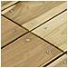 Tavolo Da Giardino 110x74x75 Cm In Legno Di Pino Impregnato - Foto miniatura 3