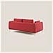 Plano Divano Lineare In Microfibra Tecnica T11 Rosso - Foto miniatura 3
