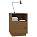 Comodini Miele 2 Pz 40x34x55 Cm In Legno Massello Di Pino - Foto miniatura 5