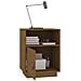 Comodini Miele 2 Pz 40x34x55 Cm In Legno Massello Di Pino - Foto miniatura 6
