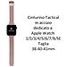 Cinturino 747 Originale Loop Magnetic Per Apple Watch 1-2-3-4-5-6-7-se 38 40 41mm Rosa - Foto miniatura 2