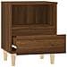 Comodino Rovere Marrone 40x35x50 Cm - Foto miniatura 9