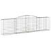 Cesti Gabbioni Ad Arco 6 Pz 400x50x100/120 Cm Ferro Zincato - Foto miniatura 2