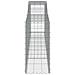 Cesti Gabbioni Ad Arco 6 Pz 400x50x100/120 Cm Ferro Zincato - Foto miniatura 4