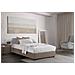 Letto Piazza E Mezza Camilla, Letto Contenitore Con Rivestimento In Tessuto, 100% Made In Italy, Apertura Laterale, Adatto Per Materasso Cm 120x190, Tortora - Foto miniatura 2