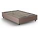 Letto Piazza E Mezza Camilla, Letto Contenitore Con Rivestimento In Tessuto, 100% Made In Italy, Apertura Laterale, Adatto Per Materasso Cm 120x190, Tortora - Foto miniatura 4