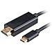 Ak-cbca12-18bk Cavo E Adattatore Video 1,8 M Usb Tipo-c Hdmi Nero - Foto miniatura 1