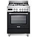 Cucina Elettrica PRO 66 MXL PZ 4 Zone Cottura Gas Forno Elettrico Multifunzione Termoventilato Classe A Dimensioni 60 x 60 cm Colore Antracite Professional - Foto miniatura 1