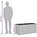 Contenitore Da Giardino Nero 283l In Polyrattan - Foto miniatura 2