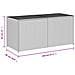 Contenitore Da Giardino Nero 283l In Polyrattan - Foto miniatura 4
