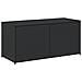 Contenitore Da Giardino Nero 283l In Polyrattan - Foto miniatura 1