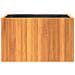Fioriera Da Giardino 59x27,5x35 Cm In Legno Massello Di Acacia - Foto miniatura 2