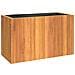 Fioriera Da Giardino 59x27,5x35 Cm In Legno Massello Di Acacia - Foto miniatura 1