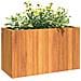 Fioriera Da Giardino 59x27,5x35 Cm In Legno Massello Di Acacia - Foto miniatura 6
