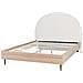 Letto Tessuto Millay 160 X 200 Cm Bianco Sporco - Foto miniatura 3