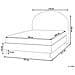 Letto Tessuto Millay 160 X 200 Cm Bianco Sporco - Foto miniatura 6