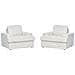 Set Di 2 Poltrone Bouclé Bianco Alla - Foto miniatura 5