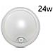 Plafoniera Led Soffitto Rotonda 24w Luce Fredda Sensore Movimento Infrarossi 175 - Foto miniatura 1