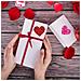 Set Di 16 Adesivi A Forma Di Cuore Per San Valentino - Foto miniatura 4