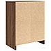 Scarpiera Rovere Marrone 57x34x76 cm in Legno Multistrato - Foto miniatura 9