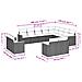 Set Divani Da Giardino 12 Pz Con Cuscini Beige In Polyrattan - Foto miniatura 3